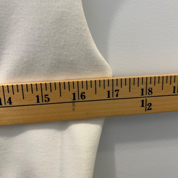 Adrienne Vittadini white dress with embellished shoulders - Picture 9 of 12